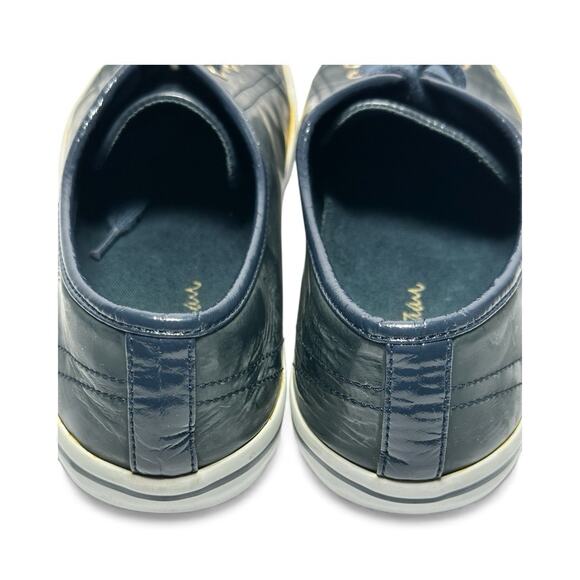 Cole Haan Air Laurie Patent Sneakers D33092 Women's Size 9B Navy Blue - Picture 6 of 15